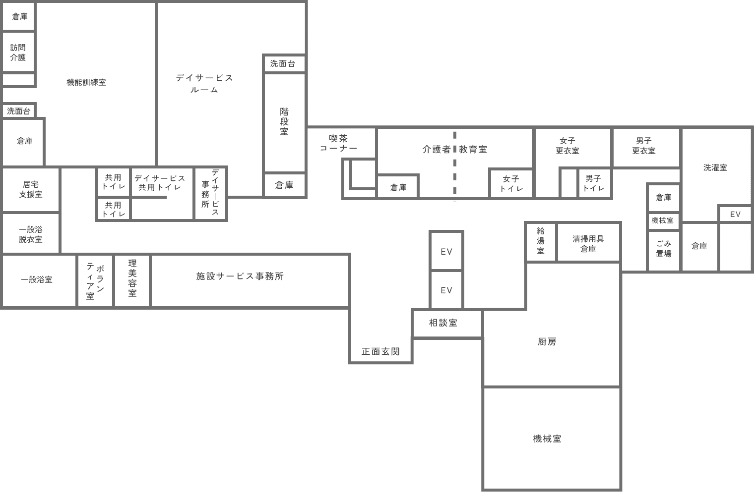 館内案内図(1階)
